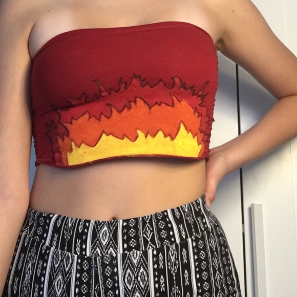 Handmade flame tube top - Picture 2 of 3